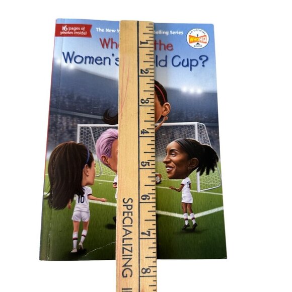 What Is The Womens World Cup? Hardcover Book By Gina Shaw Who HQ Paperback - Picture 9 of 16